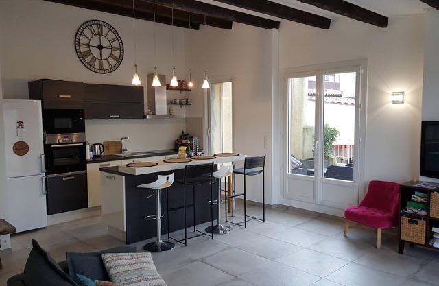85m2 apartment, 2 terraces in the city center