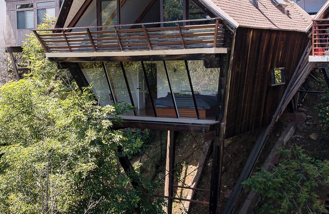 A chance to stay in one of the Iconic Mid-Century Modern Boat Houses perched in the Hollywood Hills