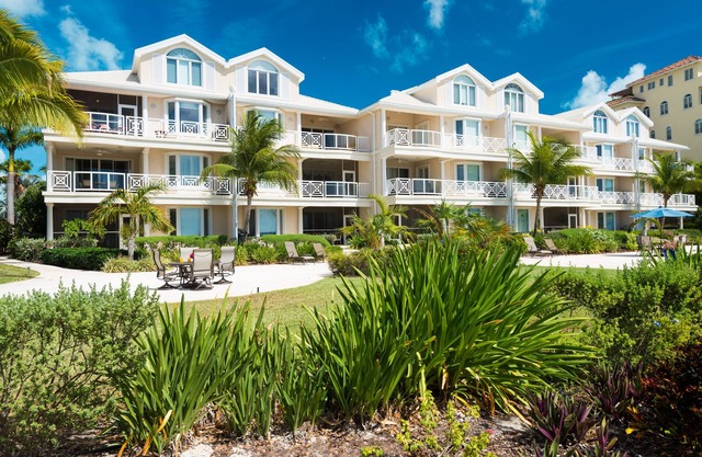A few steps from the door and you're on Grace Bay Beach!