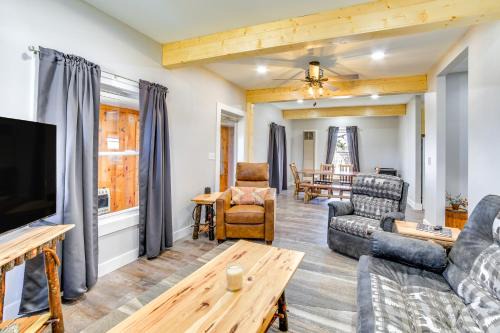 All-Season Seney Home with Private Yard and Fire Pit!