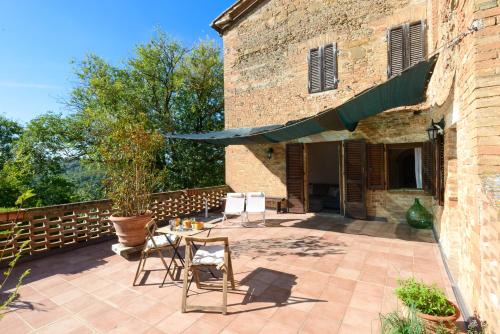 Alloggio Val D'orcia con Balcone Panoramico 6' Posti Letto