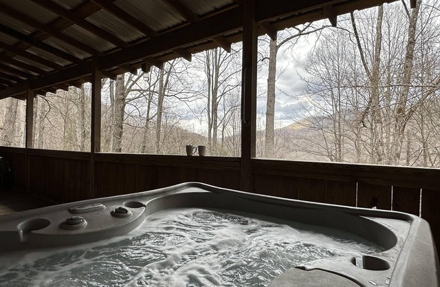 Alone at Last! Hiking ,Hot Tub, Gril, View, Private, Free WiFi, Pet Friendly