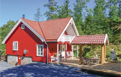 Amazing Home In Søndeled With Sauna
