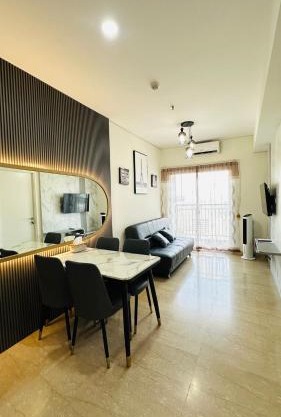 Apartemen Podomoro View Kota 2BR lantai 17 Full perabot
