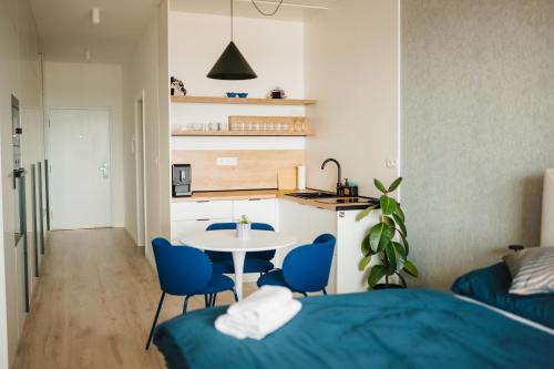 Apartmán BlueWave Piešťany s výhľadom na Sĺňavu a s parkovaním