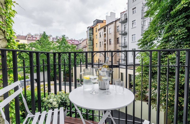 Apartment in Clouds Letná Luxury Balcony