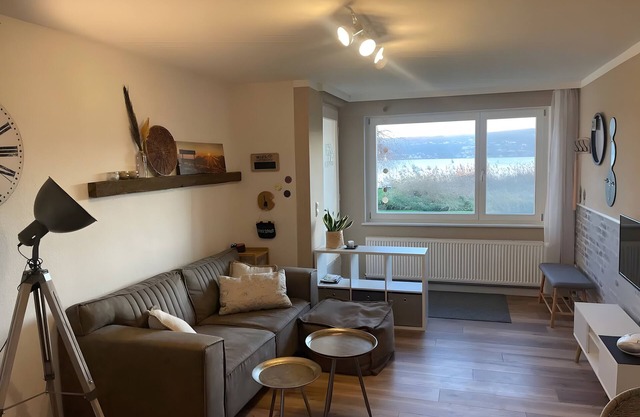 Apartment 'Seezauber Direkt Am Wasser' with Lake View, Private Terrace and Wi-Fi