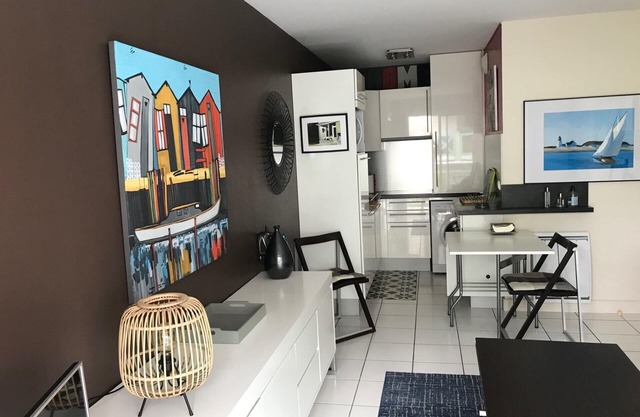 Apartment with direct access to the beach in Arcachon parking and wifi included