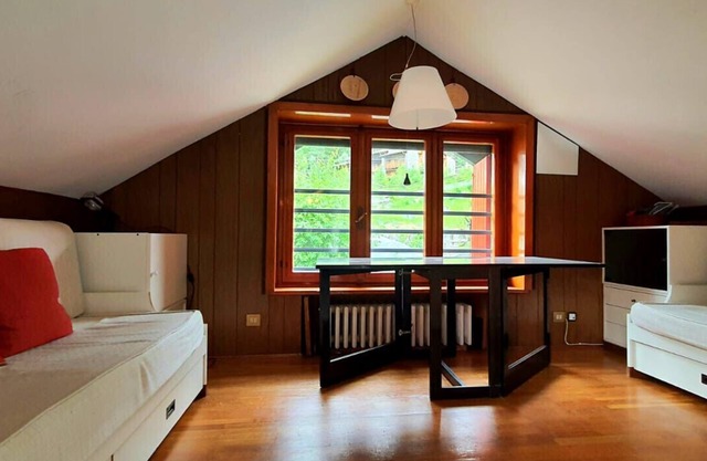 Apartment with small terrace with stunning views of Mont Blanc