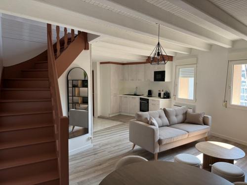 Appartement en duplex proche de la mer