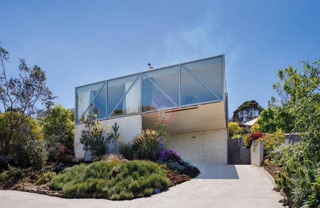 Architectural Glass House with Breathtaking Ocean Views