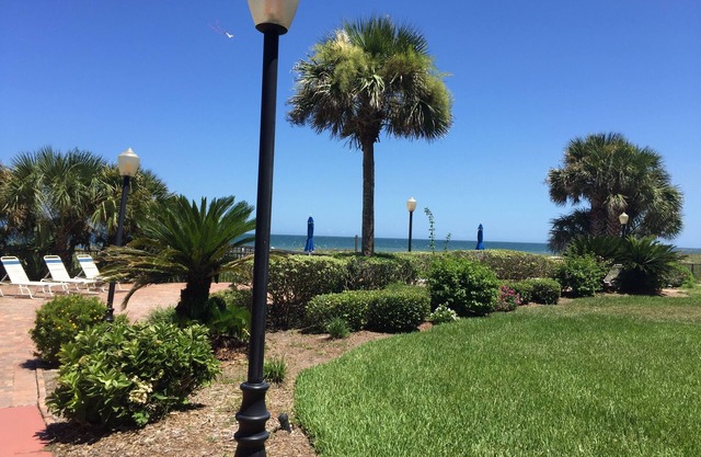 Atlantis on Amelia Oceanfront Condo with Private First Floor Patio