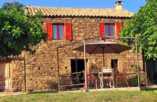 Authentic Corsican house with its private pool