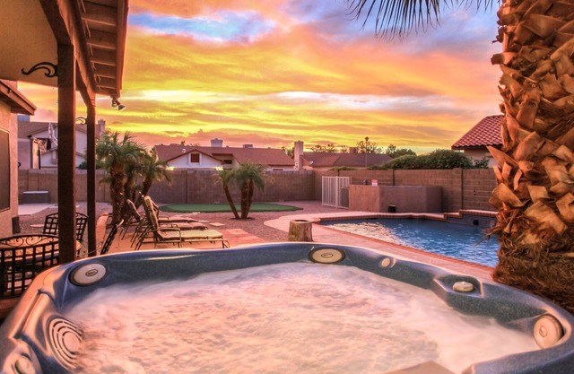 Backyard Playground! Golf | Sport Court & Hot Tub!