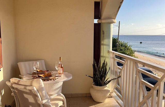 Bamaluz at White Sands, Speightstown. nBeachfront 2 bed apartment.