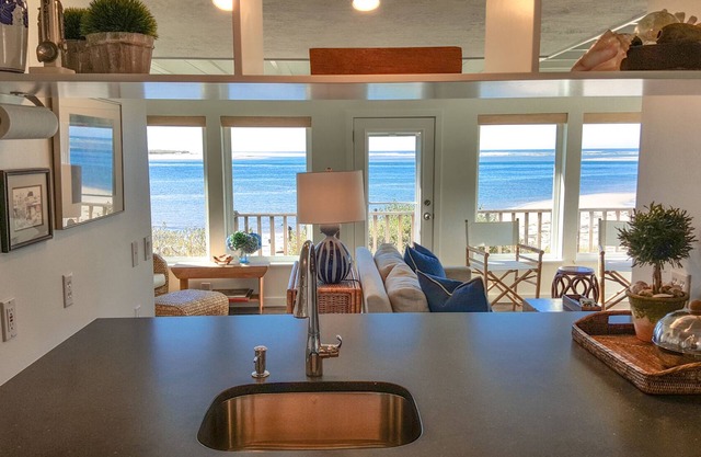 Beachfront home with private yard and Unbeatable Bay and Ocean views!