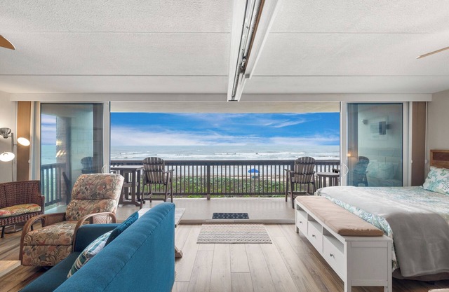 Beachfront Views! Two Bedroom/Two Bath | Private Boardwalk to Beach, Resort Pool