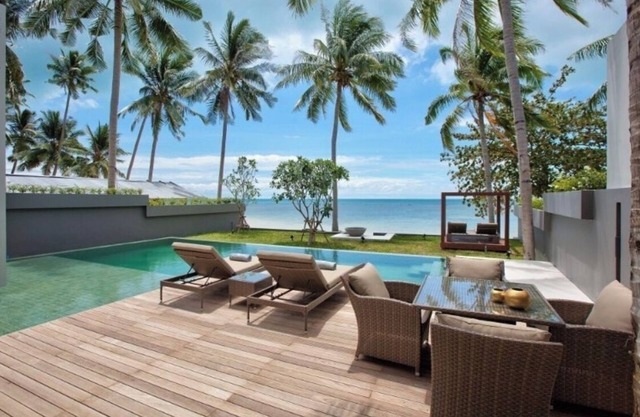 Beachfront Villa, Bang Por Beach, 3 Bedrooms, Private Pool, Housekeeper included