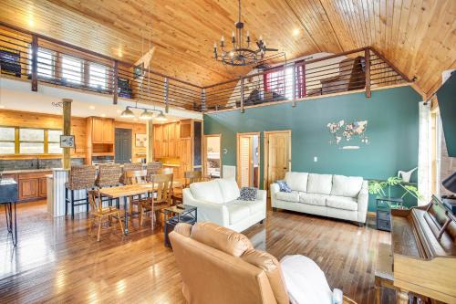 Bethpage Home with Private Hot Tub and Game Room!