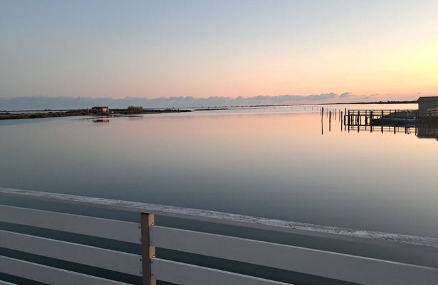 Boathouse "Floating Home Delta del Po" with Terrace, Whirlpool & Wi-Fi