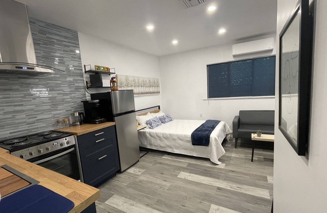 Brand new modern studio with private romantic garden