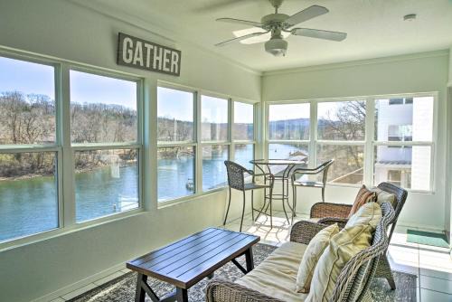 Branson Vacation Rental with Sunroom and Water Views