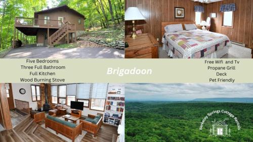 Brigadoon - Pet Friendly, Wifi, Pool Access, King Bed, Hiking, Wood Stove, Family Friendly, Deck