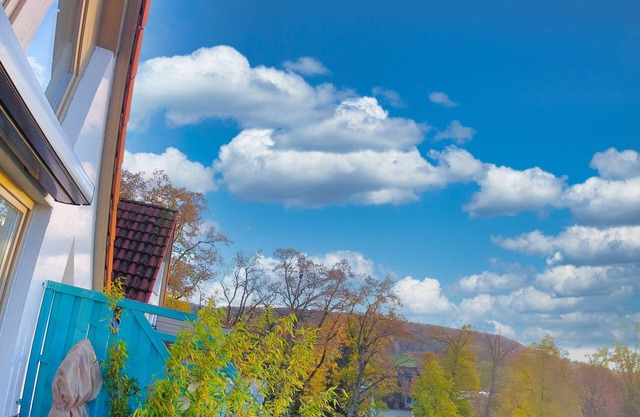 Bright maisonette apartment with dream balcony in the Franconian Lake District