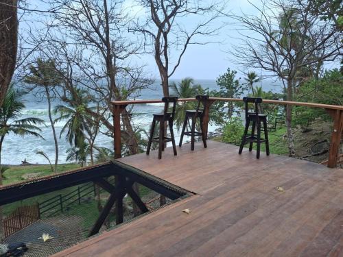 Cabaña Alamo frente al mar