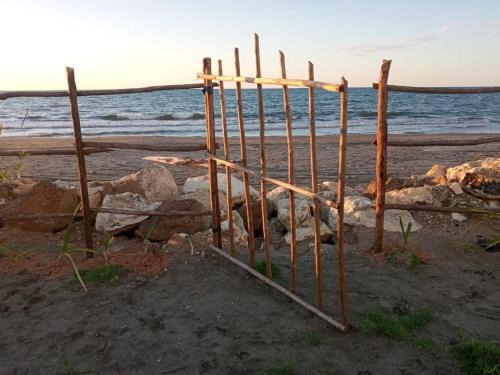 Cabaña frente al mar Encanto del Viento