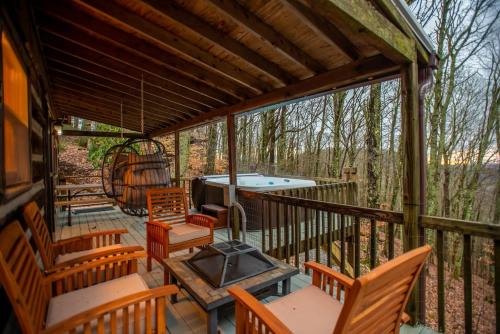 Cabin near Asheville, Hatley Pt, hot tub, views