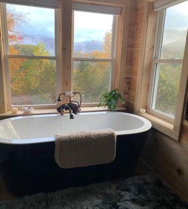 Cabin with a view in Hot Springs—walk to AT