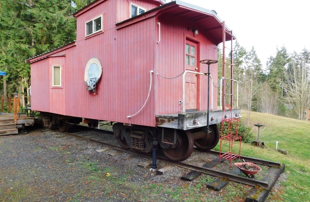 Caboose on the Olympic Peninsula