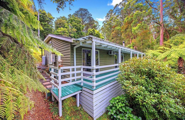 Calming bush surrounds, relaxing creek sounds!