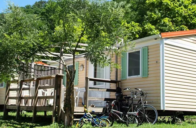 Camping Le Mas De Champel **** - Mobile Home Standard 3 rooms 5 people
