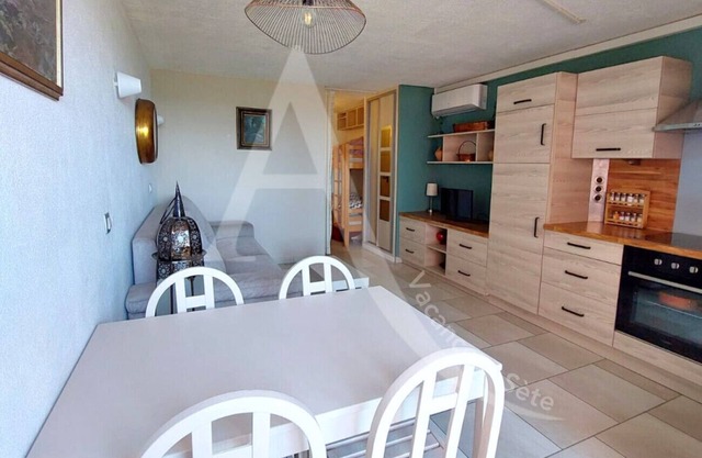 CAP CORNICHE - Studio cabine terrasse, clim, internet et parking
