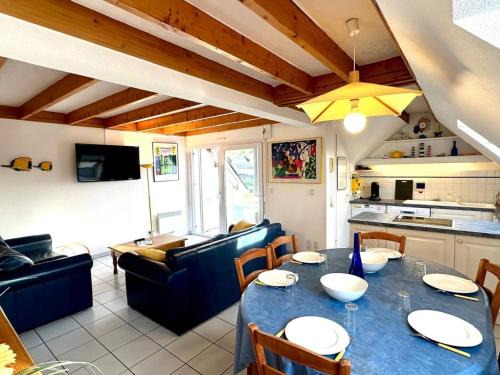 Carnac - Duplex T3 avec Piscine, 6 Couchages, Proche Plage - FR-1-377-58