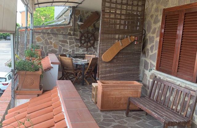 CASABELVEDERE13 moon Sea view from Scarlino hillside apartment in villa