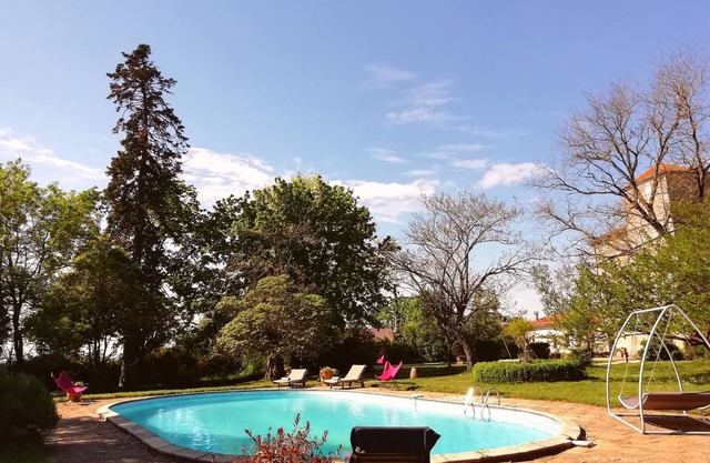 Castle with pool very calm near Albi