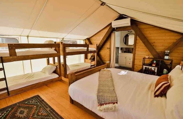 Cave Lakes Canvas Cabin Deluxe Suite #3 (Sleeps 6)