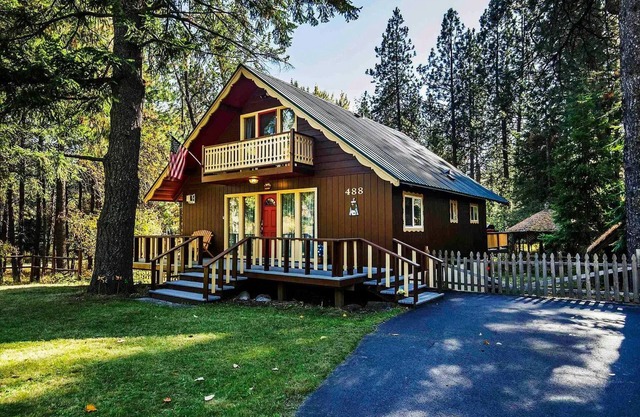Chalet at the base of Schweitzer Mountain