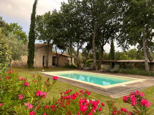 Chambre dans bastide au milieu des vignes