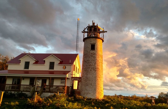 Charity Island Lightkeepers Home Big Charity Island