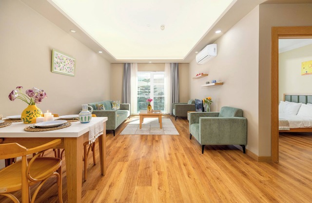 Chic 1-bedroom apartment with AC, fitness room in fabulous Antalya