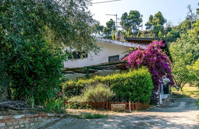 Classic Italian summer house surrounded by magnificent nature.