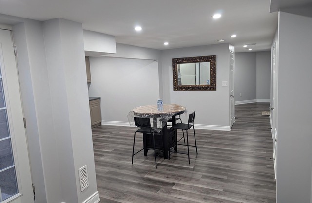 Clean and Cozy 2 BR basement unit with shared bathroom and kitchen