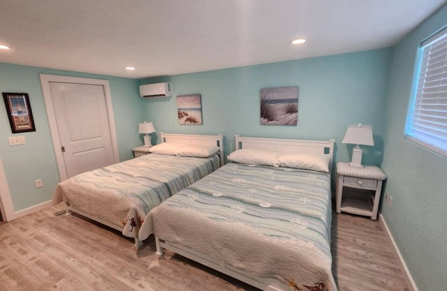 Coastal 1BR – Bayfront Views, Porch, Fishing & Walkable Lighted 1.5-Mile Seawall