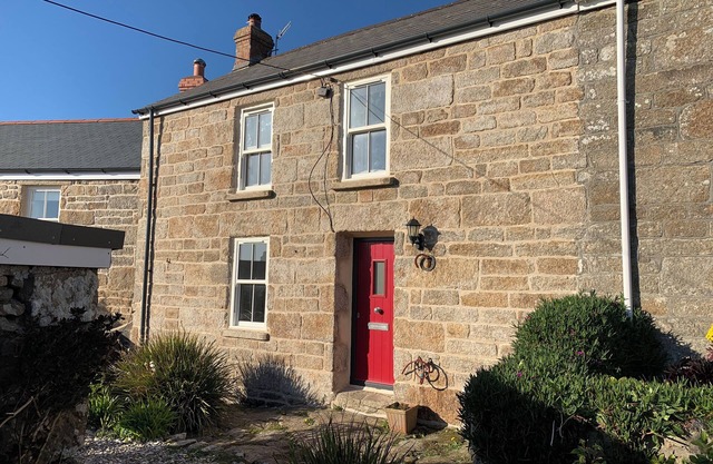 Coastal Tin Miner's Cottage with sea views between St. Just & St Ives