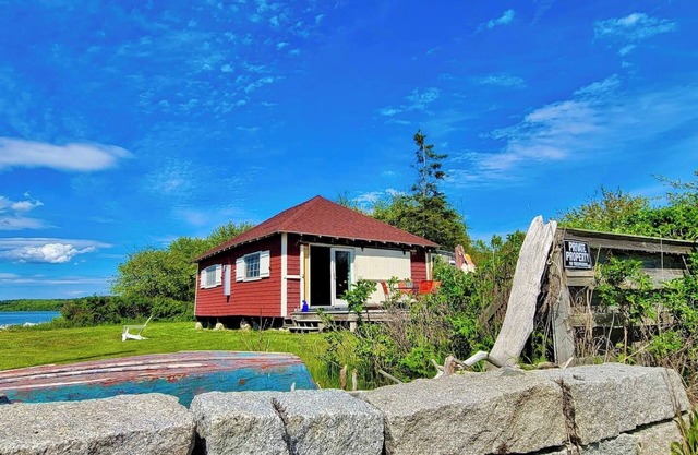 Coastal Waterfront Boat House on Tapley Farm
