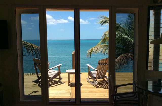 Coco Nut Tree House is nestled in Tropical Foliage on Crystal Clear Sea of Abaco